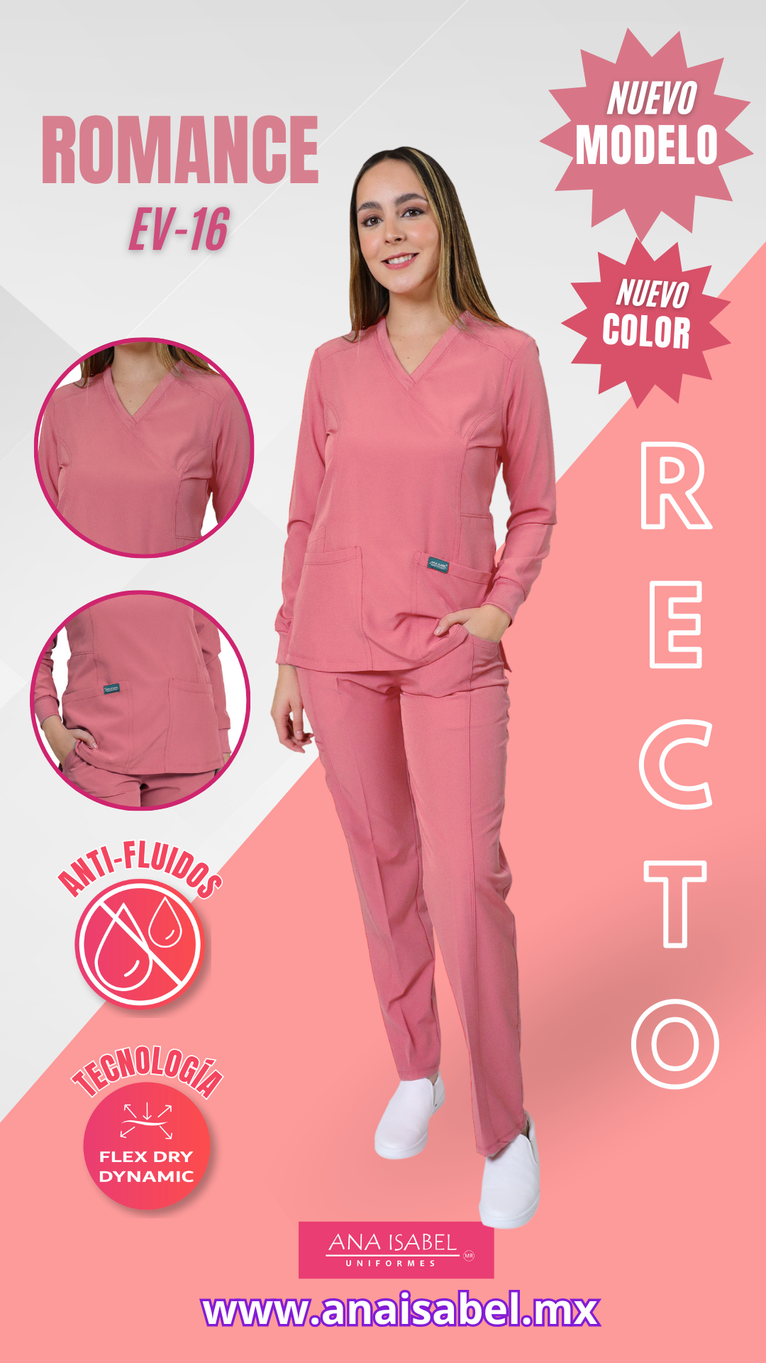 CONJUNTO EV-16 TATITA MANGA LARGA DAMA más COLORES
