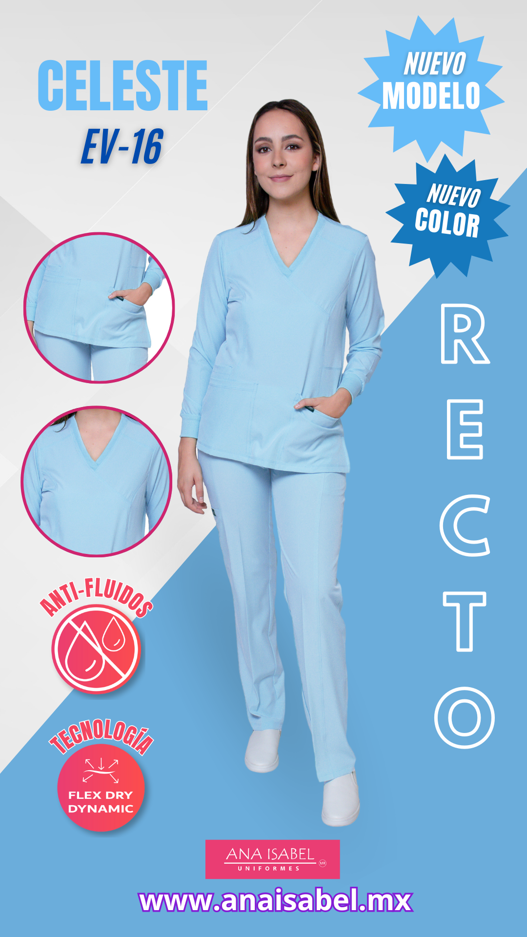 CONJUNTO EV-16 TATITA MANGA LARGA DAMA más COLORES