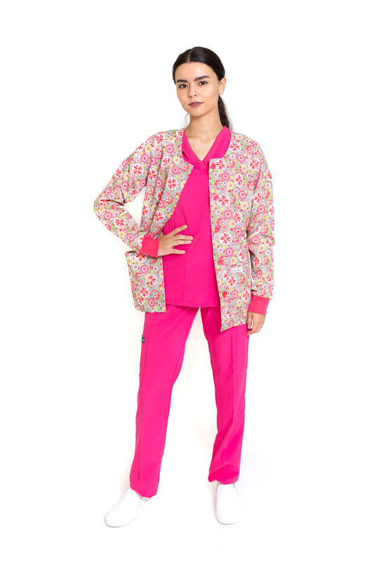 WARM UP Chamarra Médica - Salida de Hospital - para Dama - KA-38 KAREN MEDICAL FASHION