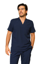 Cargar imagen en el visor de la galería, Conjunto SET Filipina y Pantalón EA-02 REPELENTE A FLUIDOS-Color MARINO HOMBRE-HASSAN Uniformes