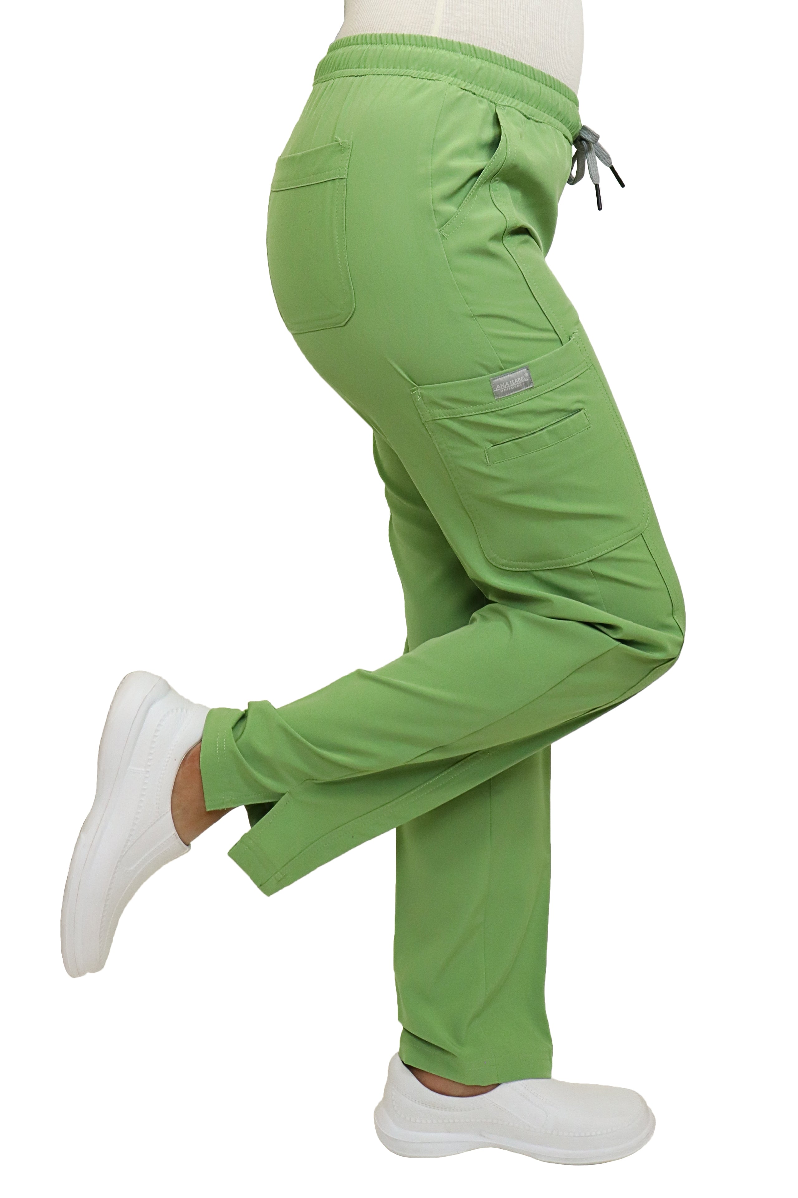 PANTALÓN EGD-145 HIGH WAIST DAMA ETIQUETA GRIS