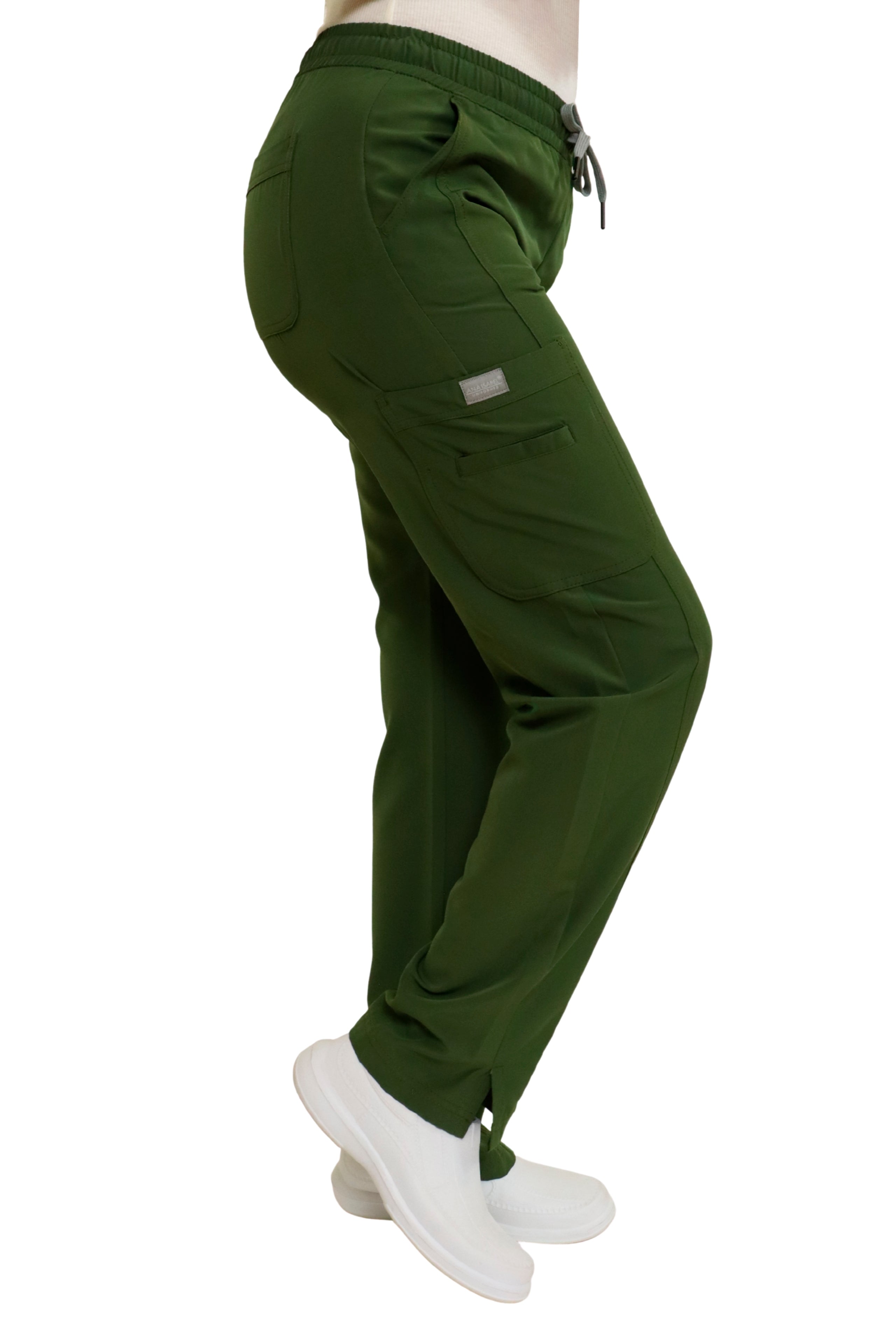 PANTALÓN EGD-145 HIGH WAIST DAMA ETIQUETA GRIS