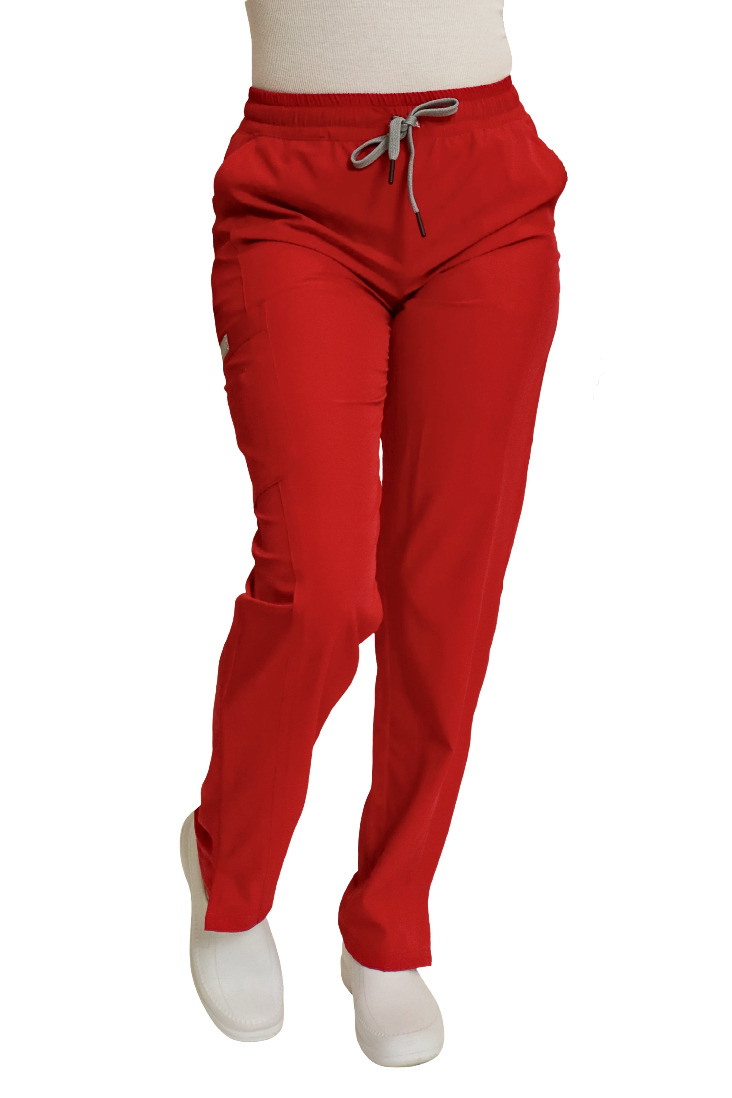 PANTALÓN EGD-145 HIGH WAIST DAMA ETIQUETA GRIS