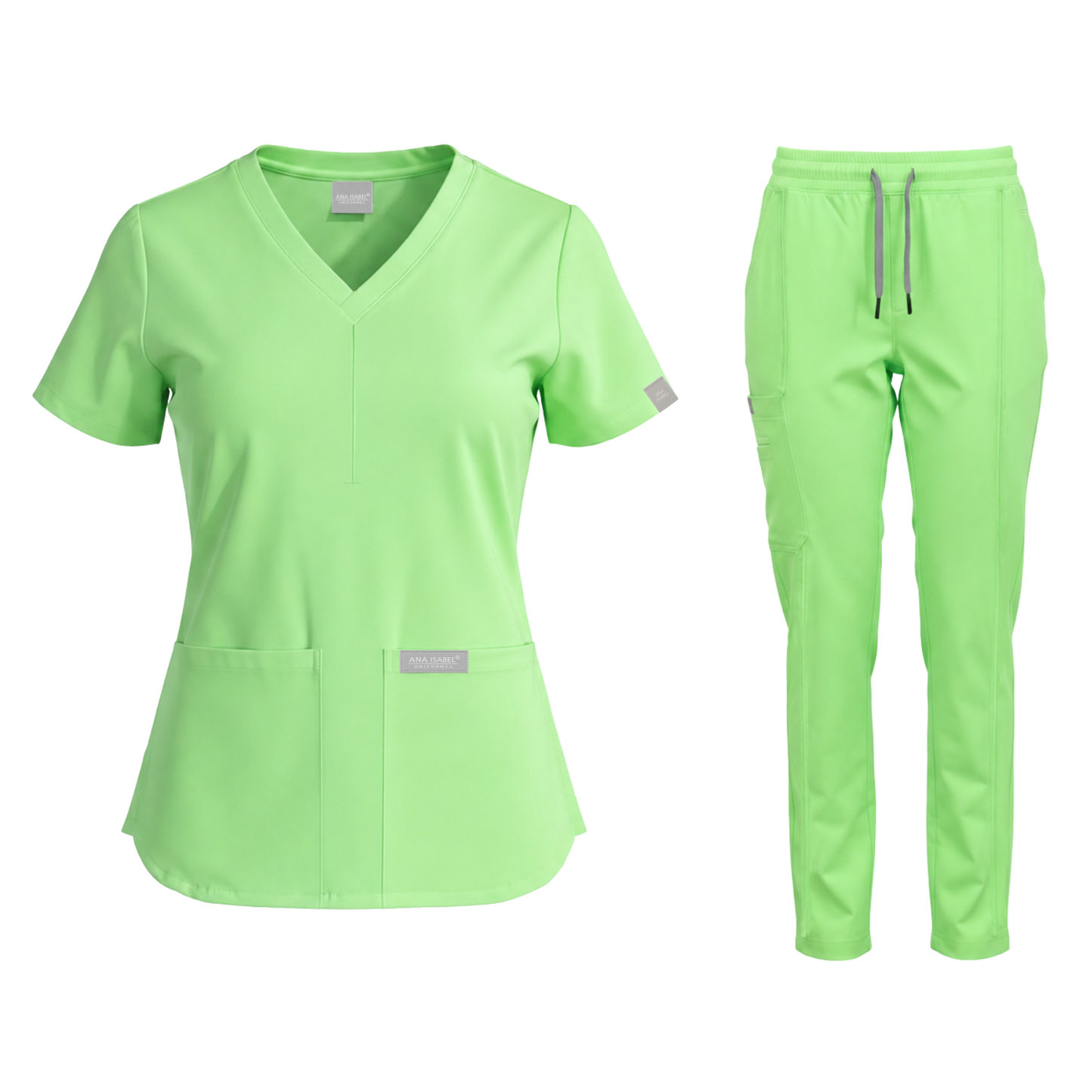 CONJUNTO EGD-21 DIANA - ETIQUETA GRIS DAMA- PANTALÓN HIGH WAIST EGD-145