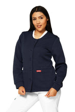 Cargar imagen en el visor de la galería, WARM UP Capitonado Chamarra Médica - Salida de Hospital - para Dama - Color MARINO- ER-40 - ANA ISABEL UNIFORMES
