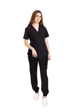 Cargar imagen en el visor de la galería, CONJUNTO EV-02 MUÑIN DAMA- PANTALÓN JOGGER HIGH WAIST EV-135