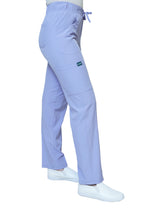 Cargar imagen en el visor de la galería, Conjunto SET Filipina MANGA LARGA y Pantalón EV-16 Tatita REPELENTE A FLUIDOS-Color LILA Dama-Ana Isabel Uniformes