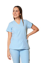 Cargar imagen en el visor de la galería, Conjunto SET Filipina y Pantalón JOGGER EV-04 Tatita REPELENTE A FLUIDOS-Color CELESTE Dama-Ana Isabel Uniformes