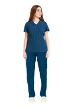 Cargar imagen en el visor de la galería, CONJUNTO EV-04 TATITA DAMA- PANTALÓN RECTO CON RIB EV-121