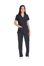 Cargar imagen en el visor de la galería, CONJUNTO EV-04 TATITA DAMA- PANTALÓN RECTO CON RIB EV-121