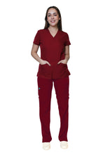 Cargar imagen en el visor de la galería, CONJUNTO EV-04 TATITA DAMA- PANTALÓN RECTO CON RIB EV-121