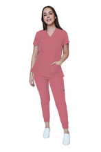 Cargar imagen en el visor de la galería, CONJUNTO EV-04 TATITA CON PANTALON JOGGER TALLAS 3XG Y 4XG