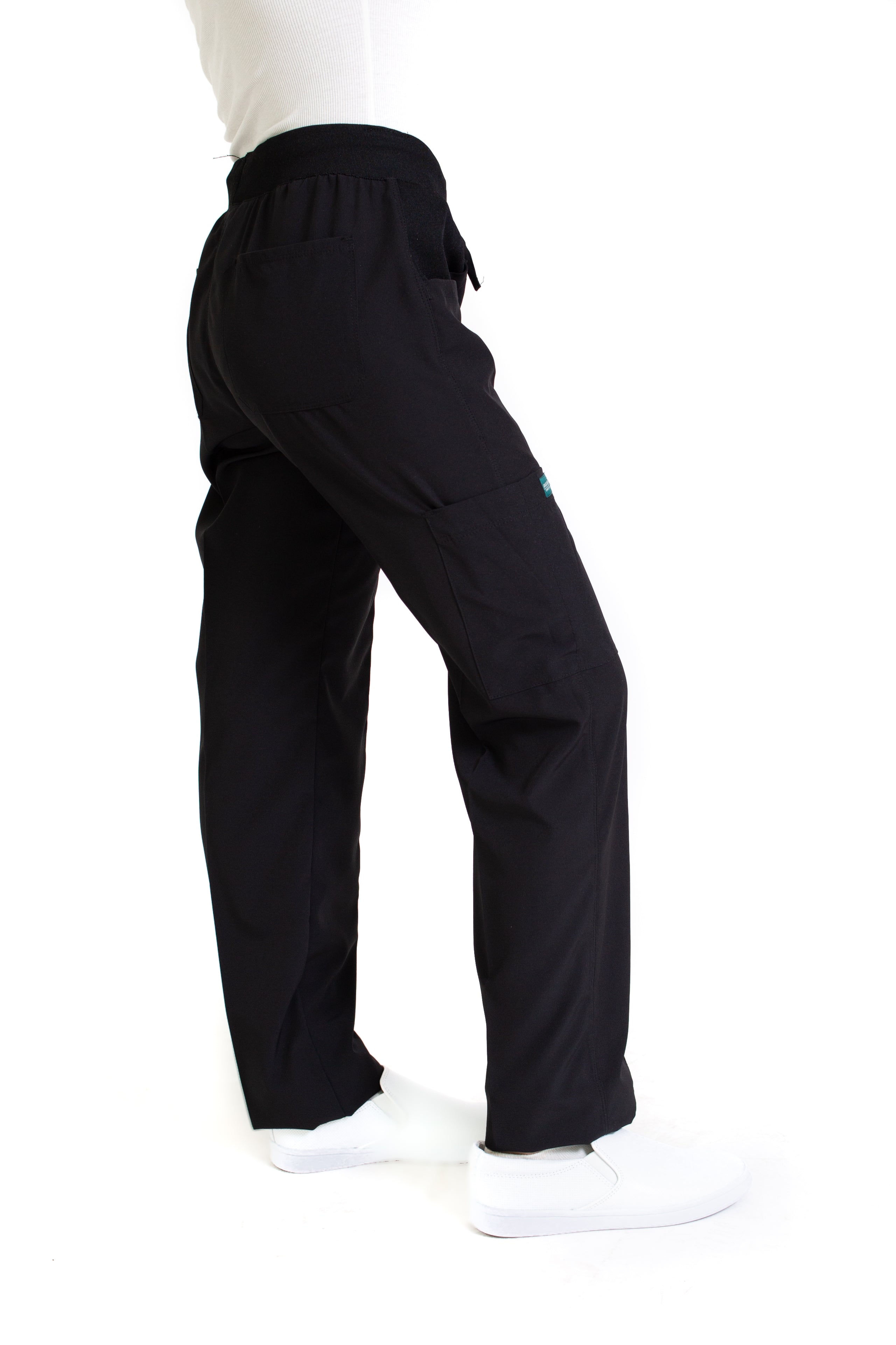 Conjunto SET Filipina y Pantalón EV-24 KITTY REPELENTE A FLUIDOS-Color NEGRO Dama-Ana Isabel Uniformes
