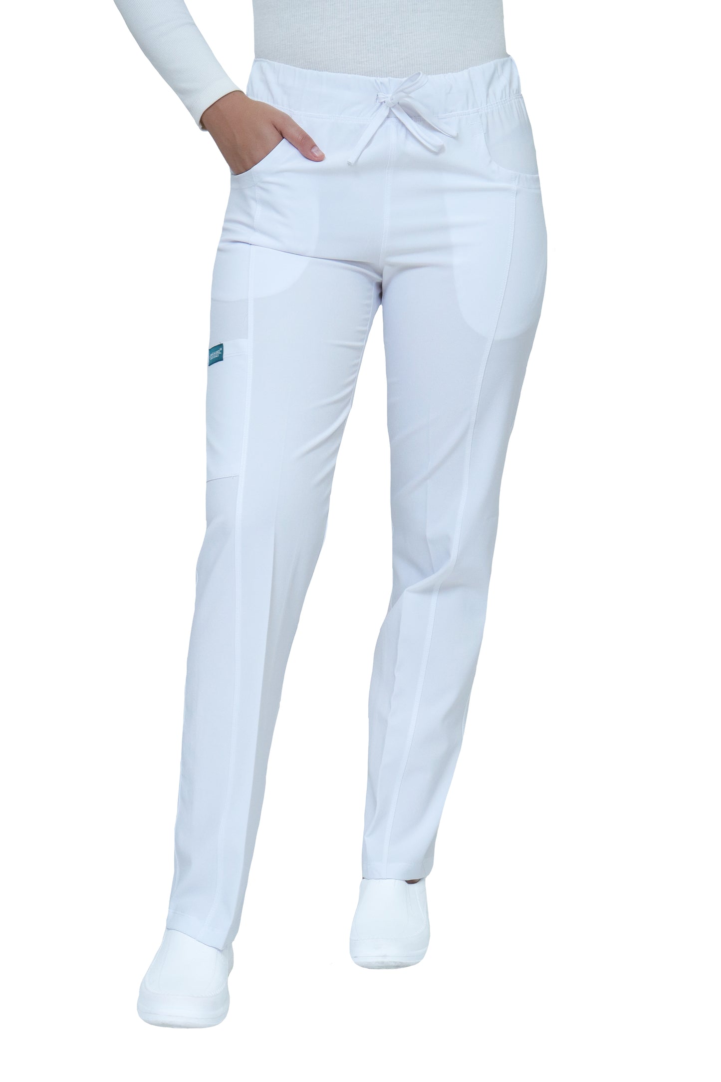Conjunto SET Filipina y Pantalón EV-24 KITTY REPELENTE A FLUIDOS-Color BLANCO Dama-Ana Isabel Uniformes