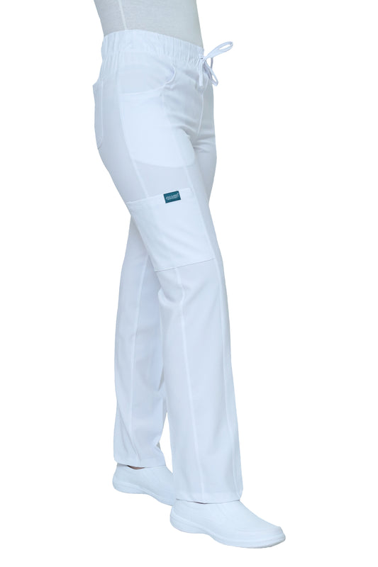 Conjunto SET Filipina y Pantalón EV-24 KITTY REPELENTE A FLUIDOS-Color BLANCO Dama-Ana Isabel Uniformes