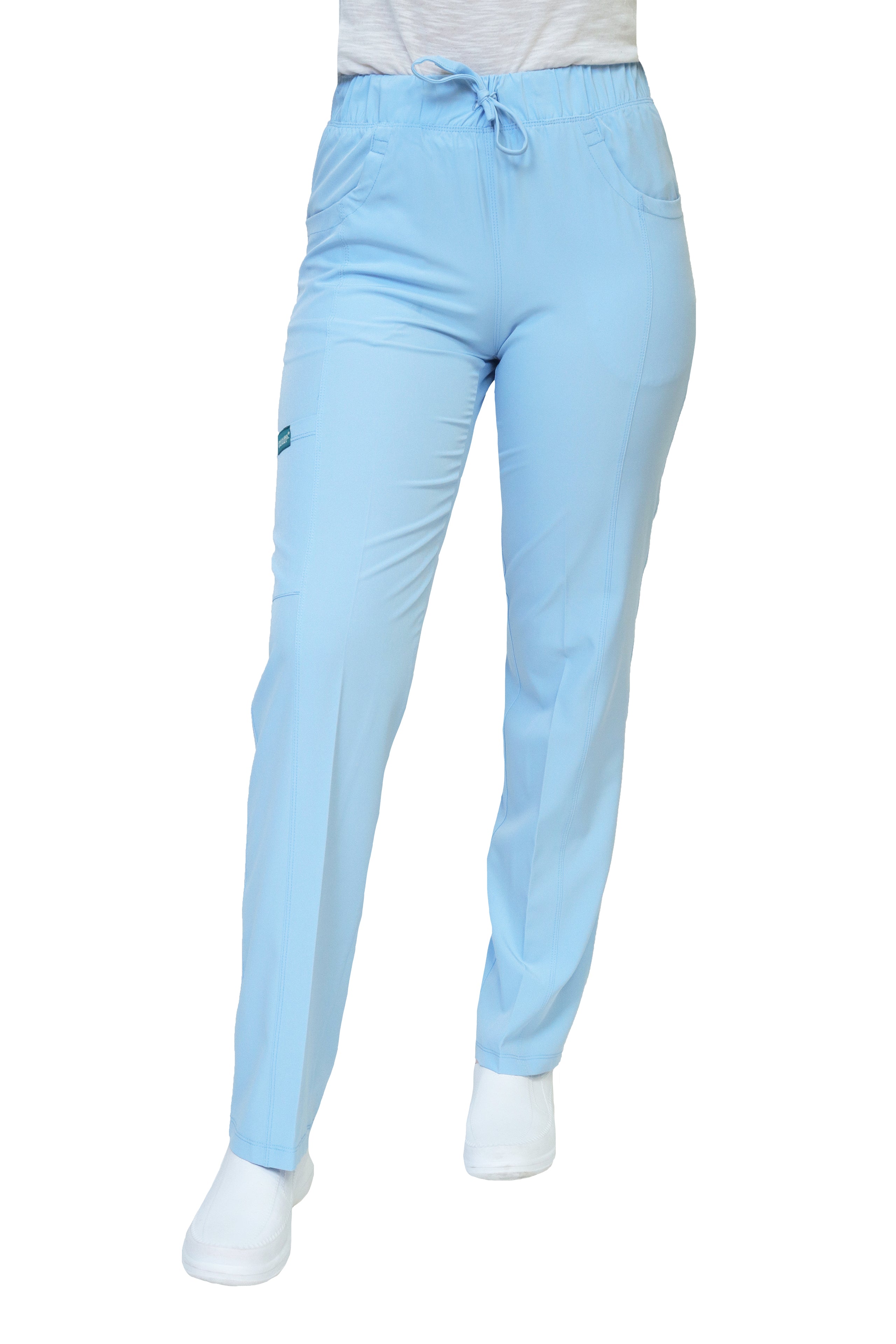 PANTALONES COLOR CELESTE DAMA EV-120-125