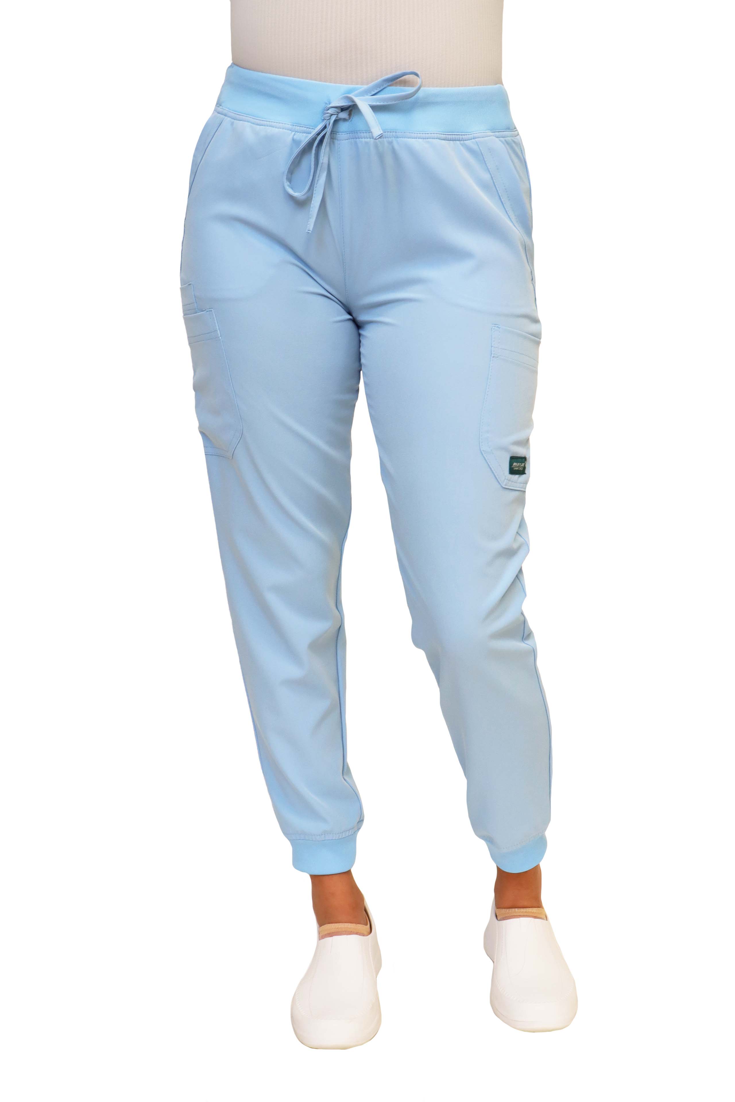 PANTALONES COLOR CELESTE DAMA EV-120-125