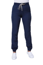 Cargar imagen en el visor de la galería, PANTALON EV-135 JOGGER HIGH WAIST STRETCH REPELENTE DAMA