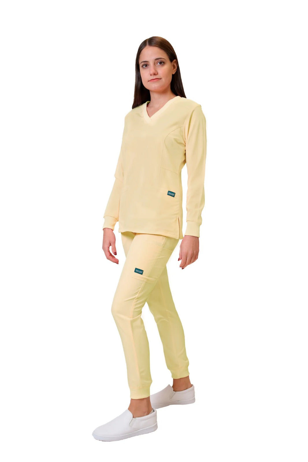CONJUNTOS COLOR CANARIO CON PANT JOGGER DAMA EV-16-24