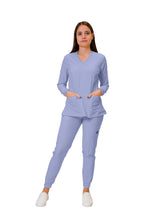 Cargar imagen en el visor de la galería, CONJUNTOS COLOR LILA CON PANT JOGGER DAMA EV-04-16-20