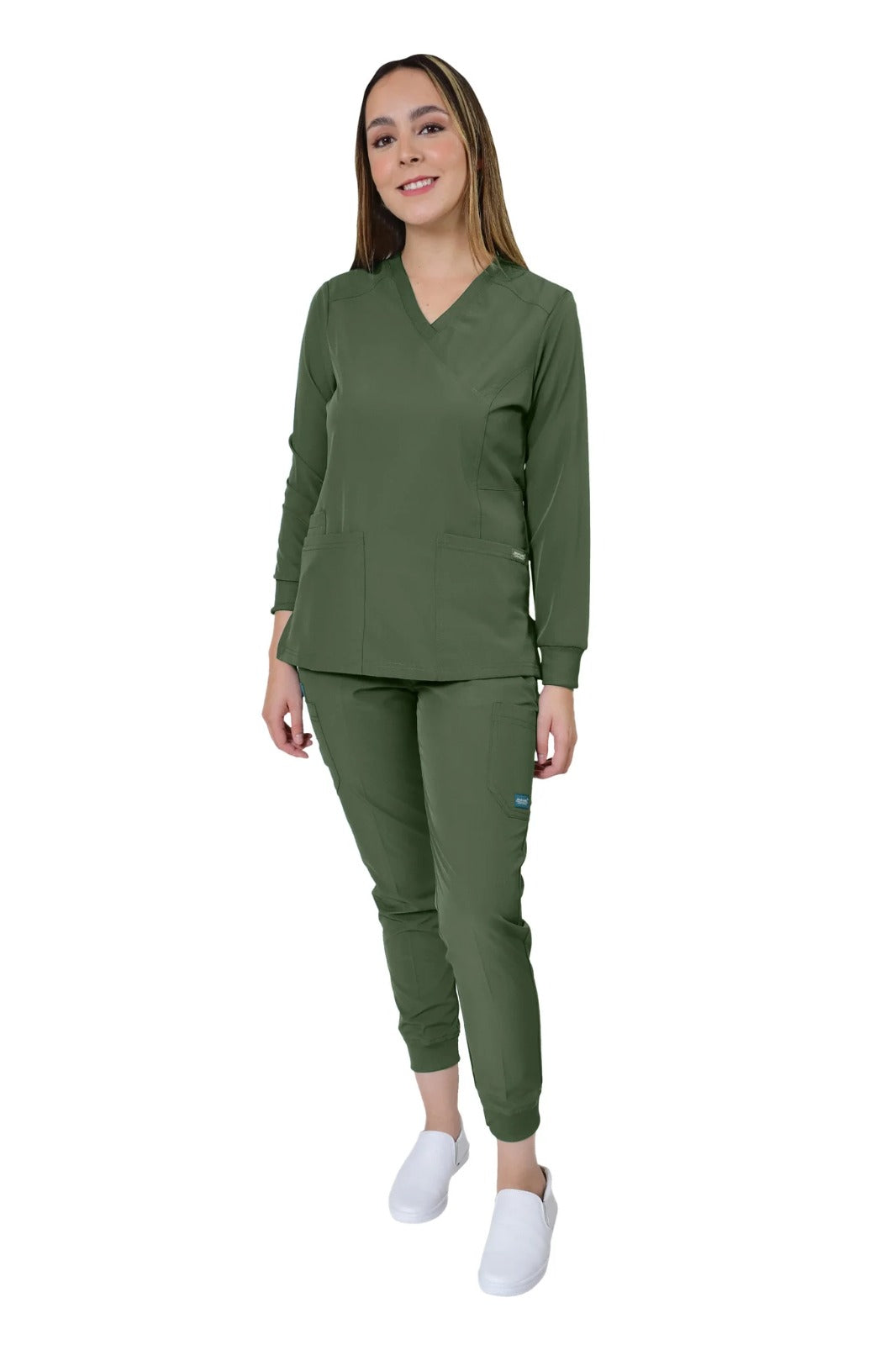 CONJUNTOS COLOR OLIVO CON PANT JOGGER DAMA EV-04-16