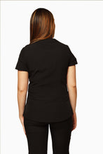 Cargar imagen en el visor de la galería, Conjunto SET Filipina y Pantalón EV-19 ALEXA REPELENTE A FLUIDOS-Color NEGRO Dama-Ana Isabel Uniformes