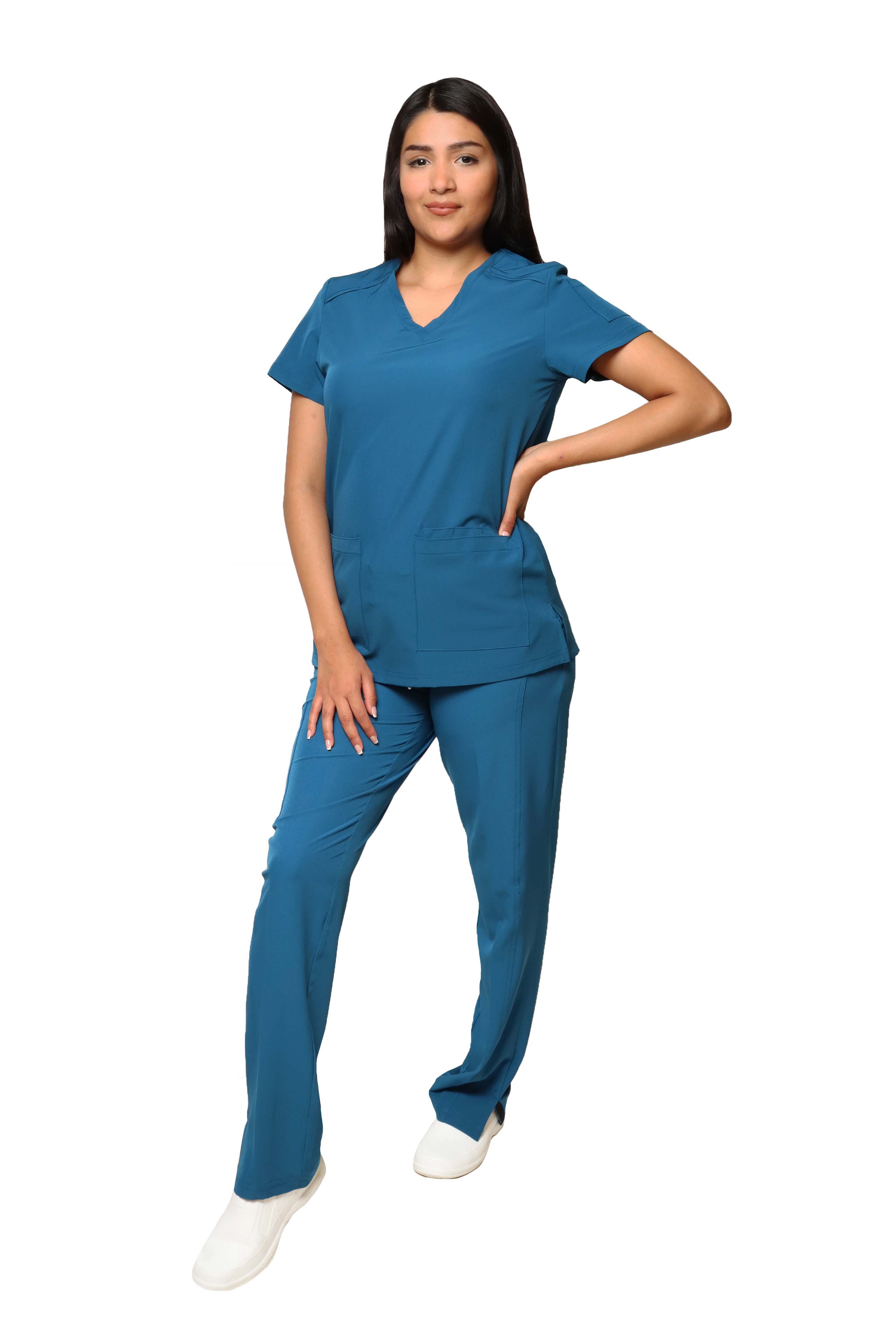 CONJUNTO EV-22 LUCY DAMA- PANTALÓN RECTO HIGH WAIST EV-145