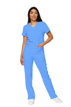 Cargar imagen en el visor de la galería, CONJUNTO EV-22 LUCY DAMA- PANTALÓN RECTO CON RIB EV-121