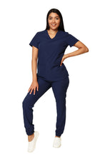 Cargar imagen en el visor de la galería, CONJUNTO EV-22 LUCY DAMA- PANTALÓN JOGGER HIGH WAIST EV-135