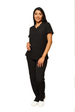 Cargar imagen en el visor de la galería, CONJUNTO EV-22 LUCY DAMA- PANTALÓN RECTO HIGH WAIST EV-145