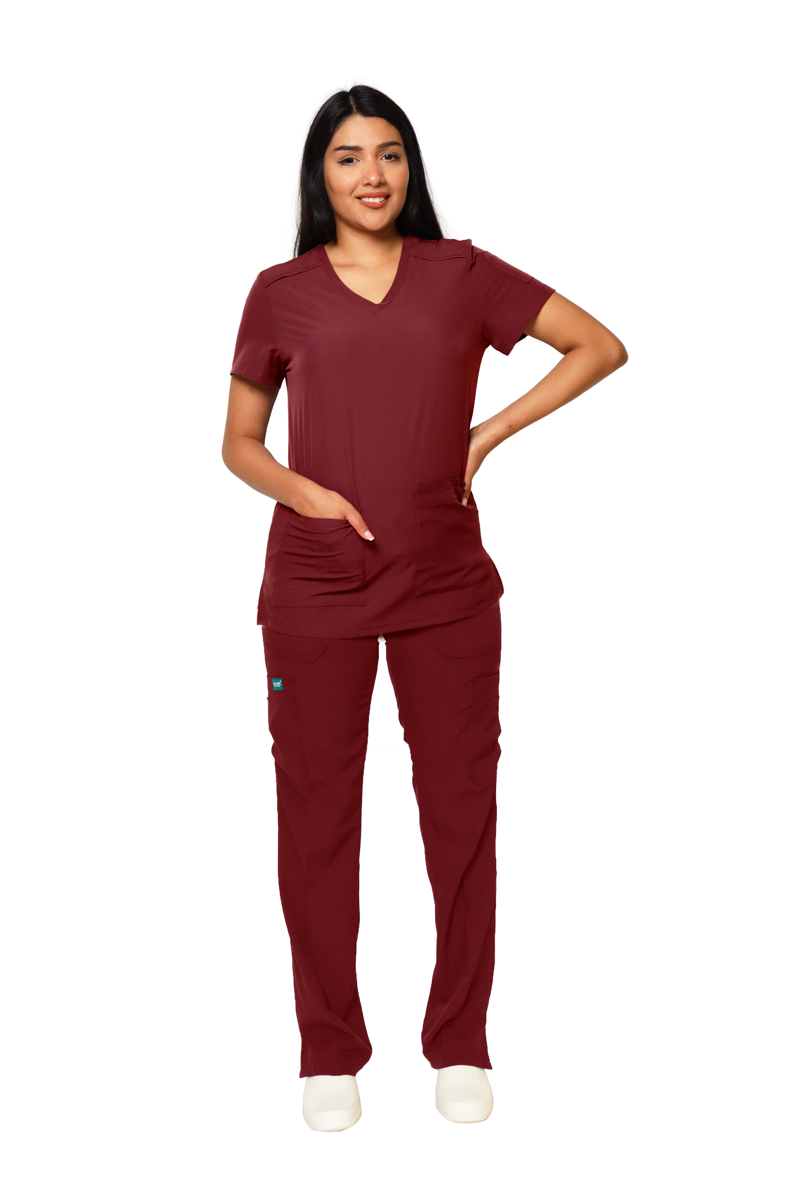 CONJUNTO EV-22 LUCY DAMA- PANTALÓN RECTO CON RIB EV-121