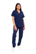 Cargar imagen en el visor de la galería, CONJUNTO EV-27 LIZ DAMA- PANTALÓN RECTO EV-120