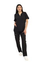 Cargar imagen en el visor de la galería, CONJUNTO EV-27 LIZ DAMA- PANTALÓN RECTO EV-120