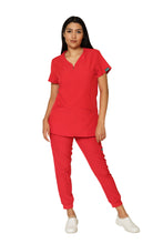 Cargar imagen en el visor de la galería, CONJUNTOS COLOR ROJO CON PANT JOGGER DAMA EV-02-04-16-20-30