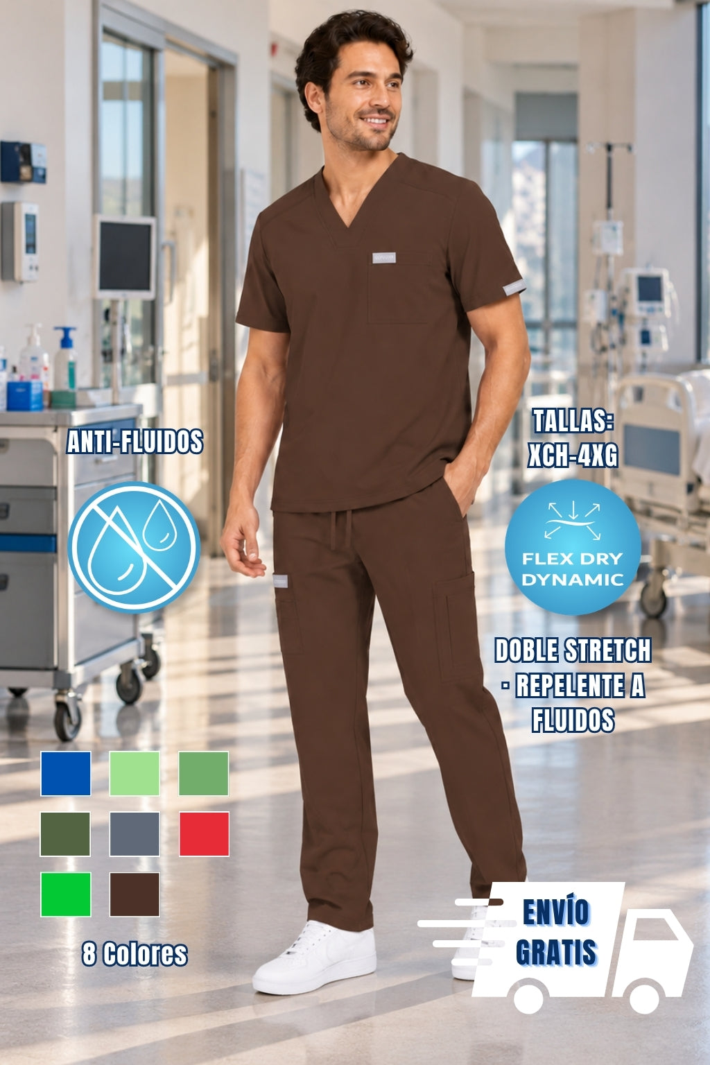 CONJUNTO EGC-02 ETIQUETA GRIS HOMBRE