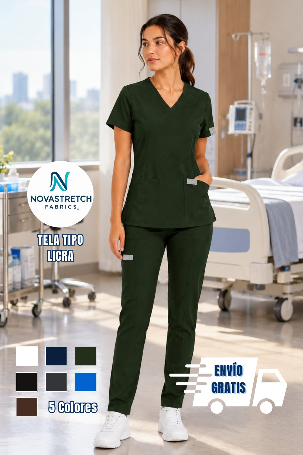 CONJUNTO LGD-04 TATITA - TELA TIPO LICRA - NOVASTRETCH FABRICS
