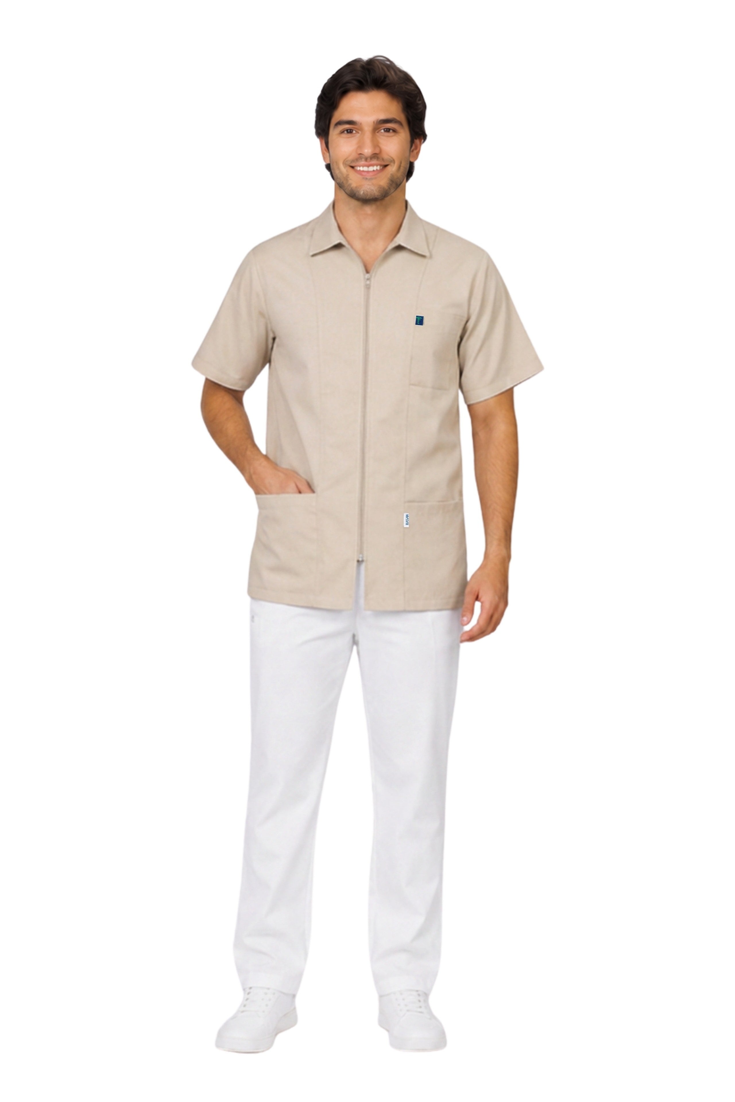 CONJUNTO HA-13 CIERRE -HOMBRE- HASSAN Uniformes