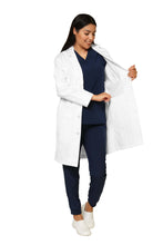 Cargar imagen en el visor de la galería, Bata Médica y de Laboratorio UNISEX con REPELENTE A FLUIDOS- TELA GABARDINA - HA-9599GR
