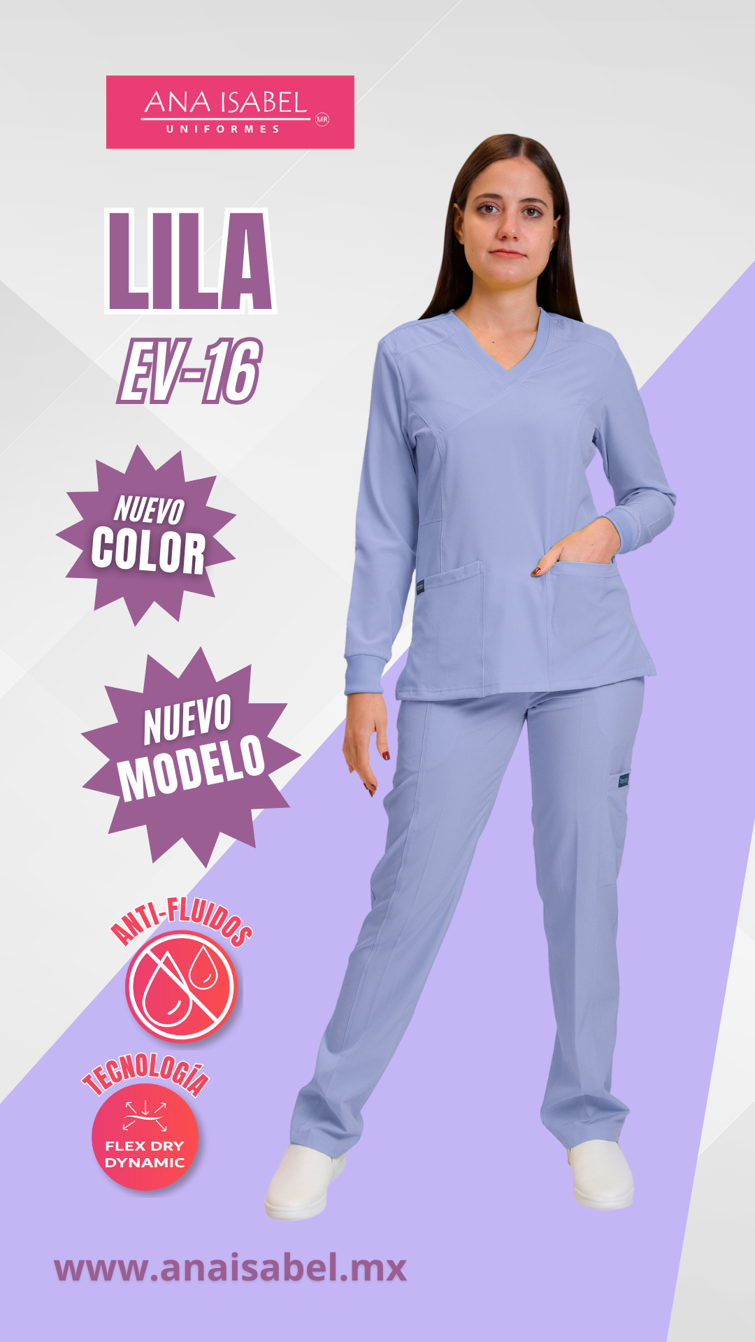 CONJUNTO EV-16 TATITA MANGA LARGA DAMA más COLORES