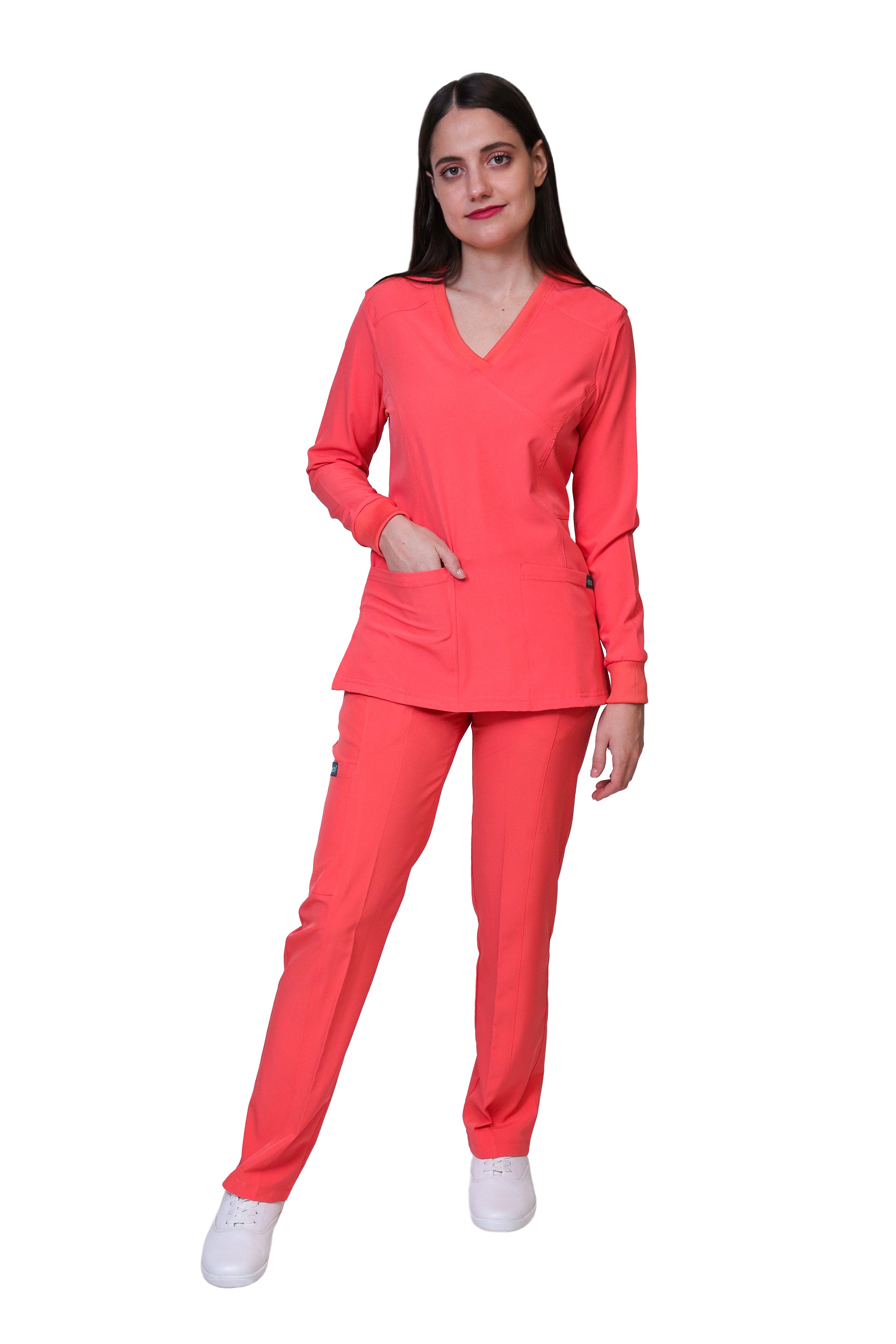 CONJUNTO EV-16 TATITA MANGA LARGA DAMA TALLAS 3XG Y 4XG