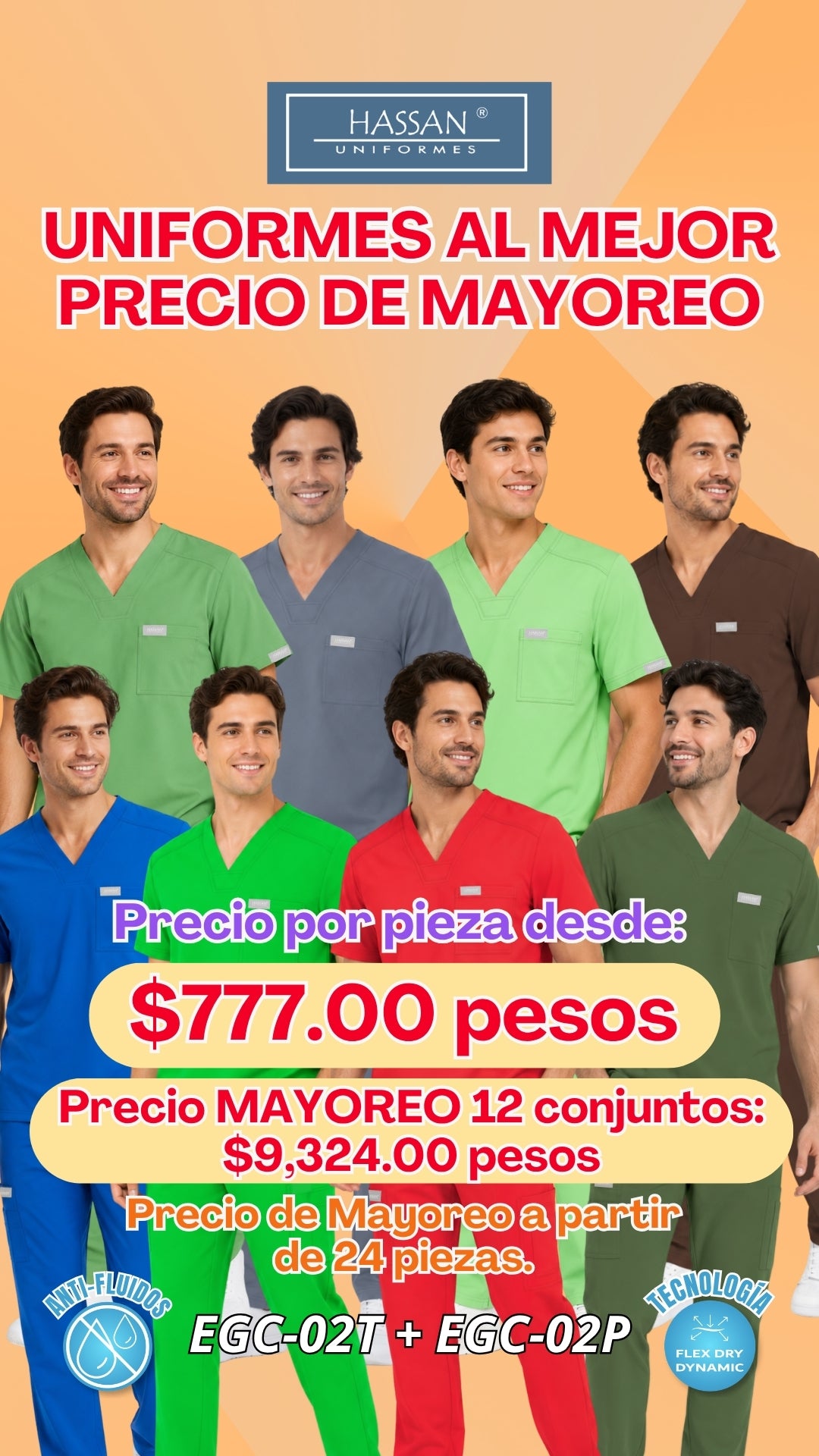 PAQUETE MAYOREO 12 CONJUNTOS DE CABALLERO