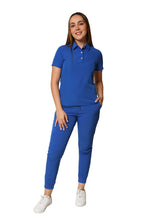 Cargar imagen en el visor de la galería, CONJUNTO PD-01 PLAYERA TIPO POLO CON PANTALÓN JOGGER DAMA
