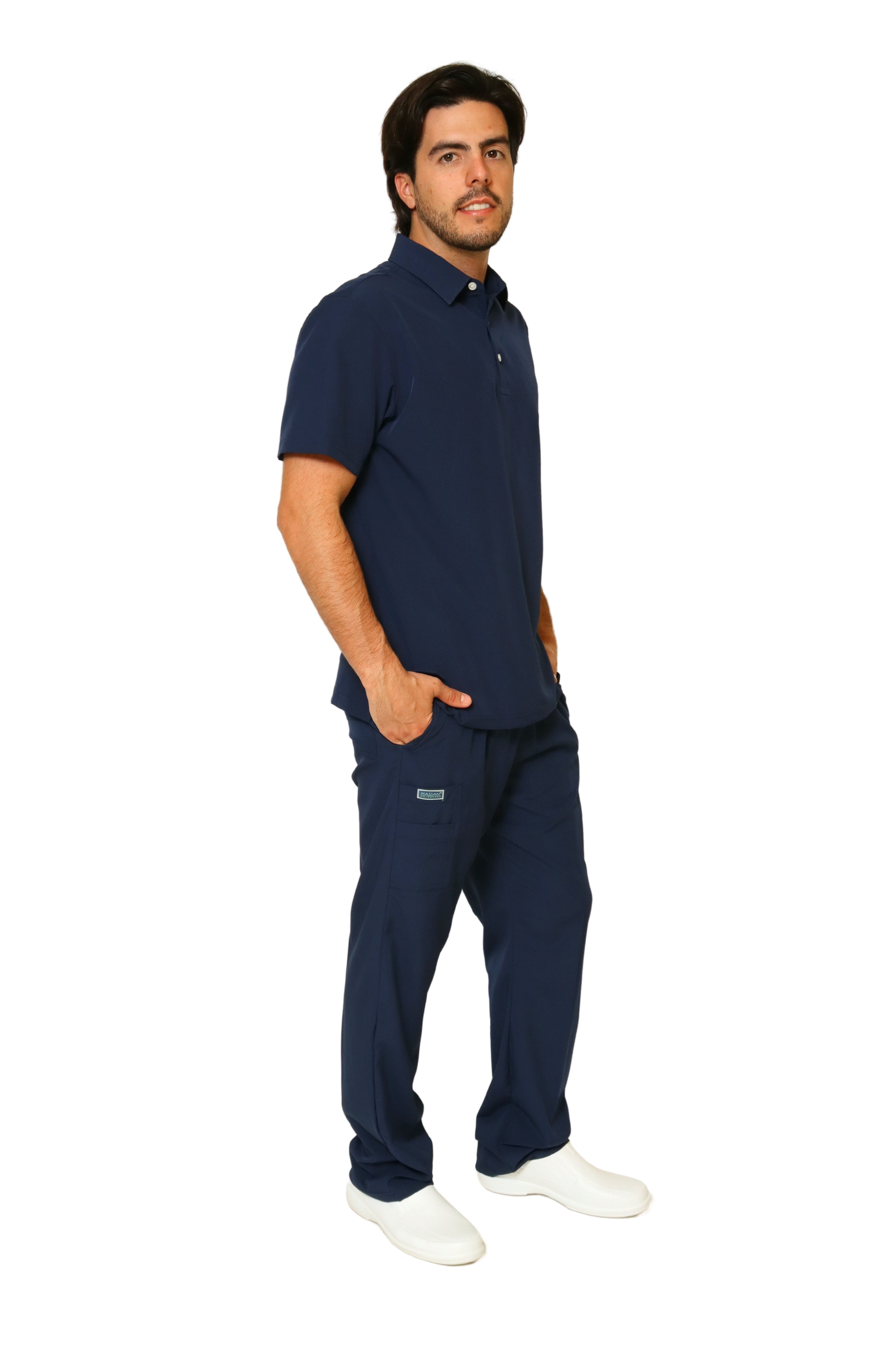 CONJUNTO PH-01 HOMBRE PLAYERA TIPO POLO- STRETCH REPELENTE