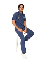 Cargar imagen en el visor de la galería, CONJUNTO PH-01 HOMBRE PLAYERA TIPO POLO- STRETCH REPELENTE