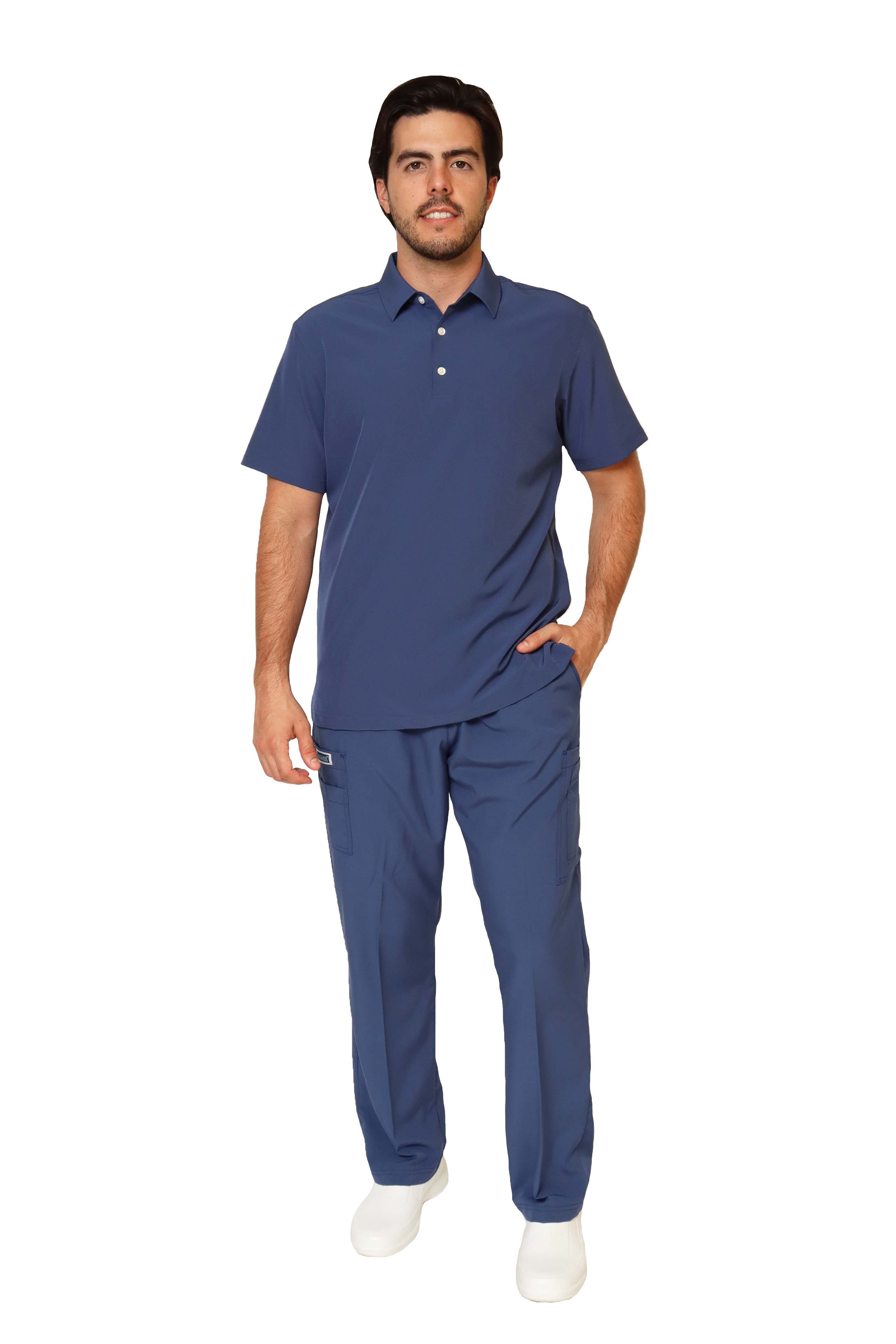 CONJUNTO PH-01 HOMBRE PLAYERA TIPO POLO- STRETCH REPELENTE