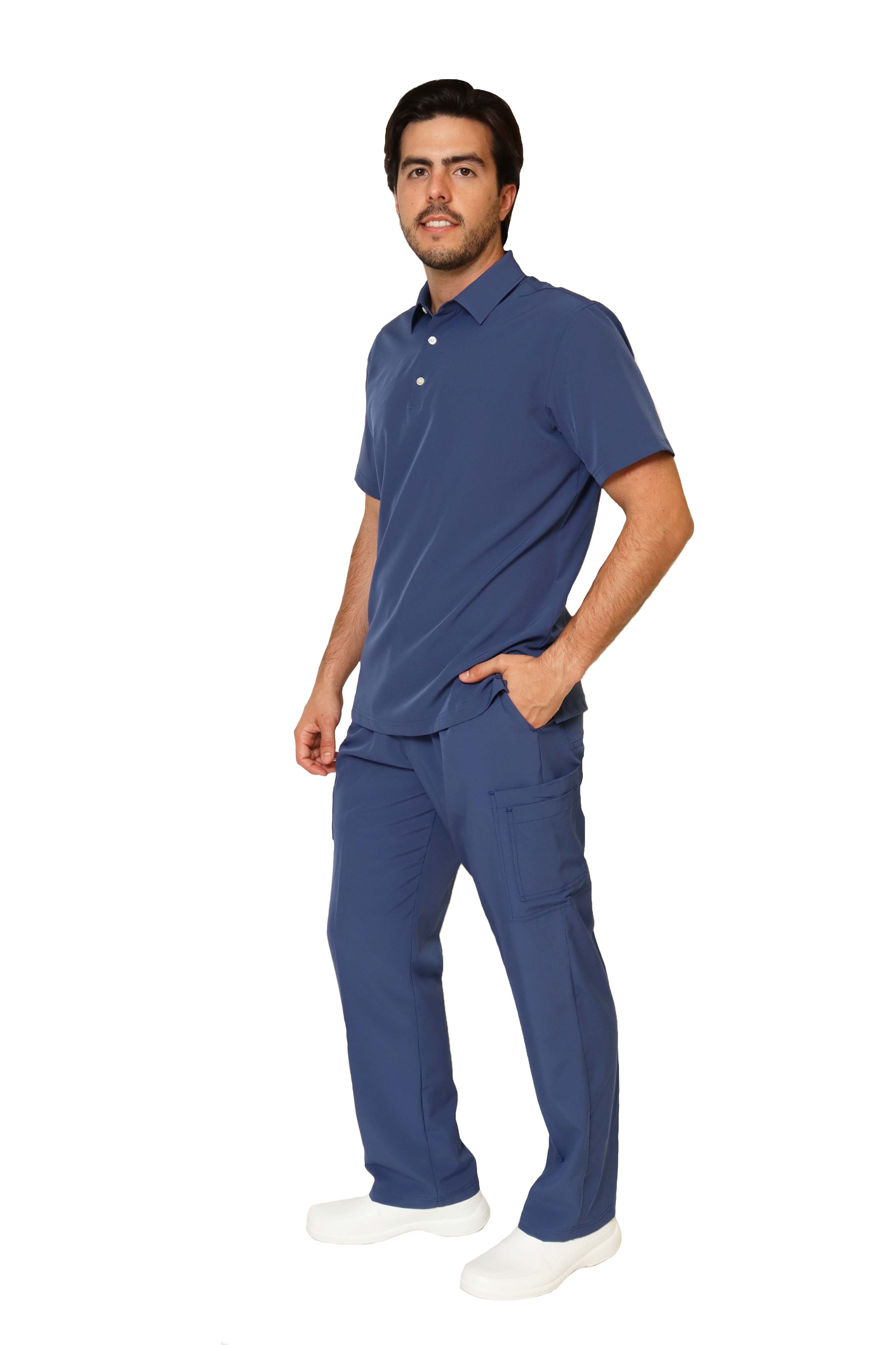 CONJUNTO PH-01 HOMBRE PLAYERA TIPO POLO- STRETCH REPELENTE