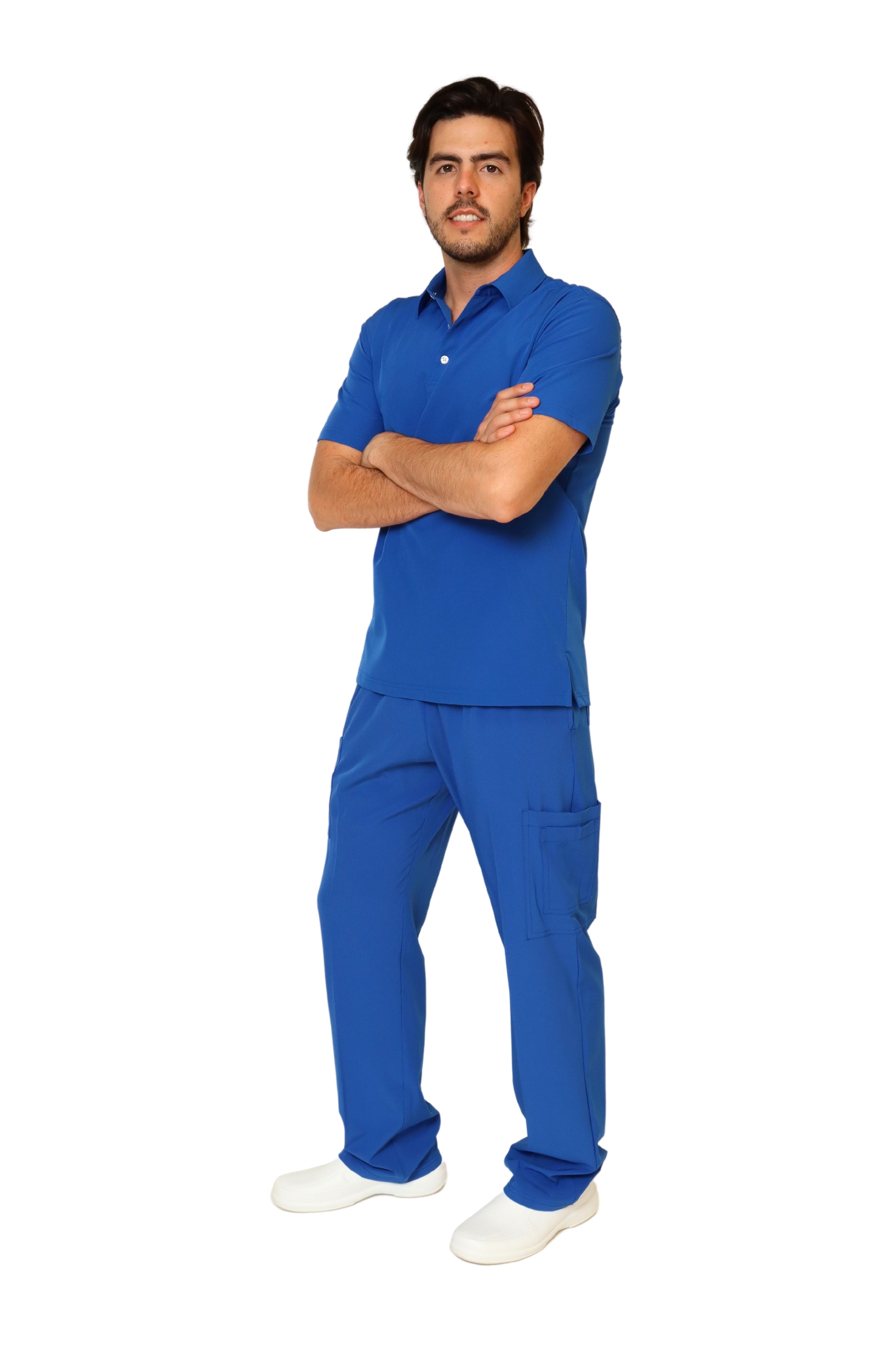 CONJUNTO PH-01 HOMBRE PLAYERA TIPO POLO- STRETCH REPELENTE