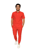 Cargar imagen en el visor de la galería, CONJUNTO PH-01 HOMBRE - PLAYERA TIPO POLO con PANTALÓN JOGGER