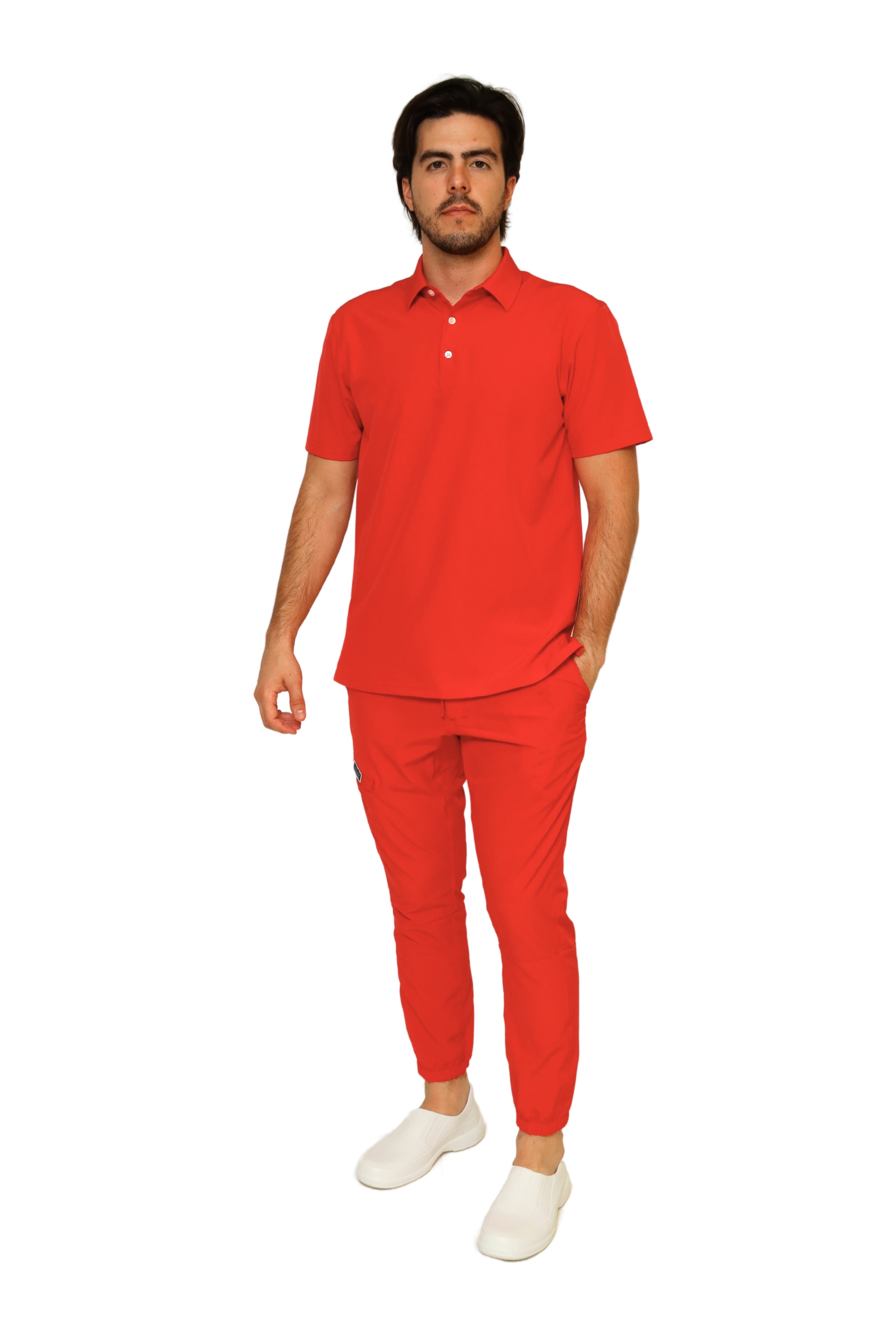 CONJUNTO PH-01 HOMBRE - PLAYERA TIPO POLO con PANTALÓN JOGGER