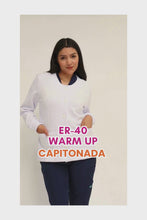 Cargar y reproducir el video en el visor de la galería, WARM UP Capitonado Chamarra Médica - Salida de Hospital - para Dama - ER-40 - ANA ISABEL UNIFORMES